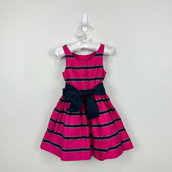 Ralph Lauren Striped Cotton Poplin Dress 2T - Picture 5 of 7